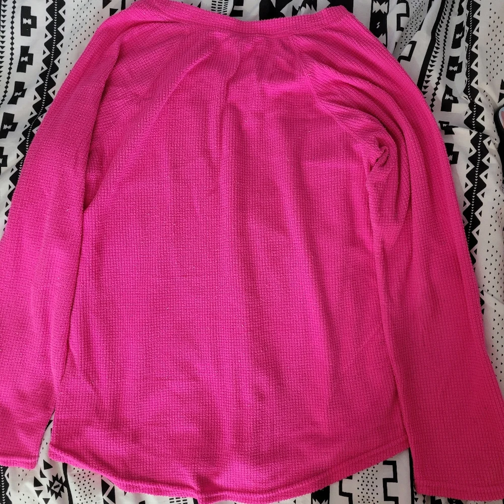 Secret Treasures pink and black plaid pajama set - Picture 2 of 6